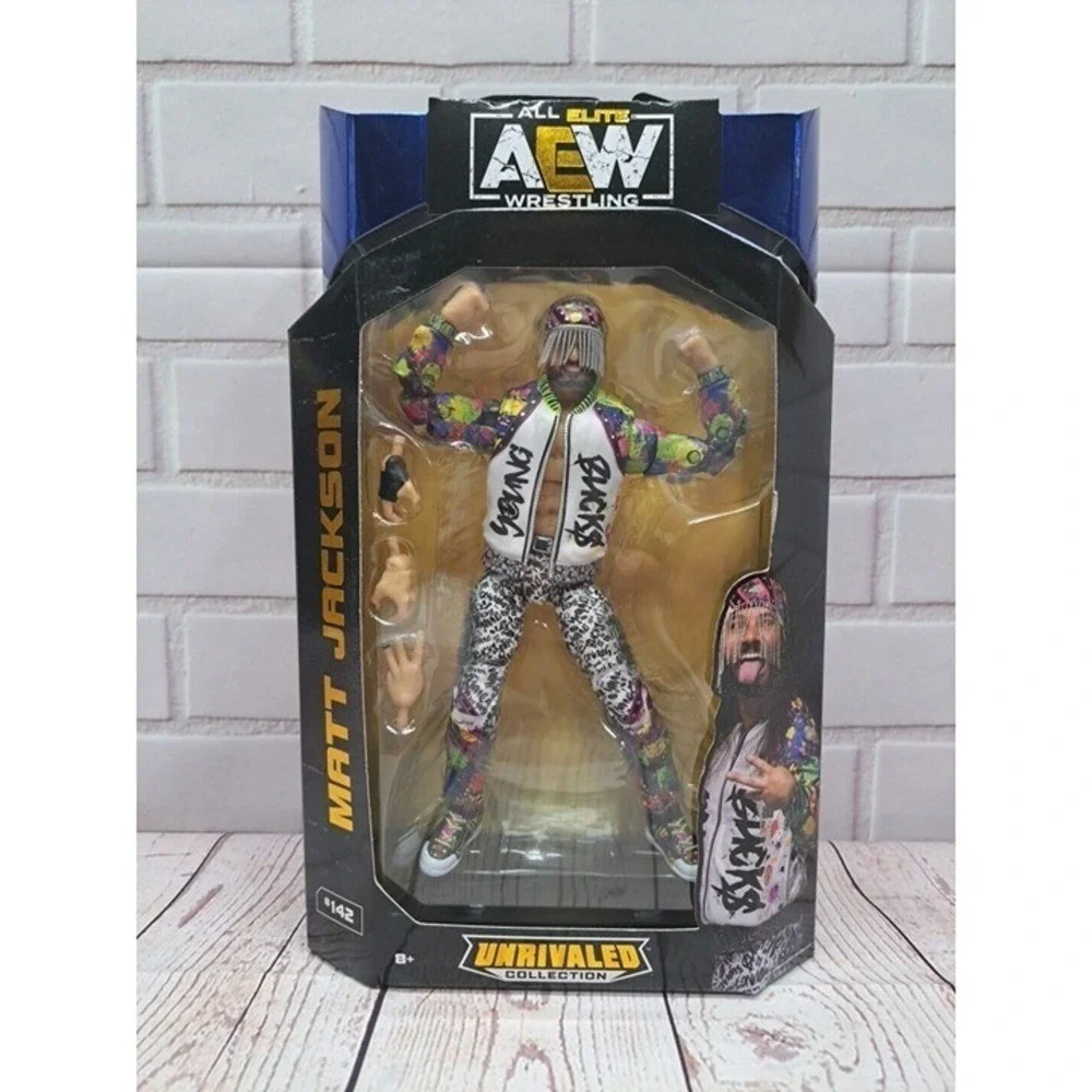 NIB AEW UnRivaled Matt Jackson Walmart Exclusive Action Figure Young Bucks